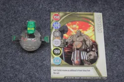 Bakugan Cycloid Clear Translucent 510G B1 Battle Brawlers w/ Card - Damaged - Image 1