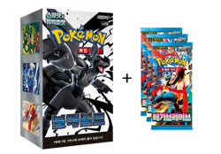 Pokemon Card: Scarlet & Violet: Black Bolt 1 Box + 3 Mega Brave Packs (Korean) - Image 1