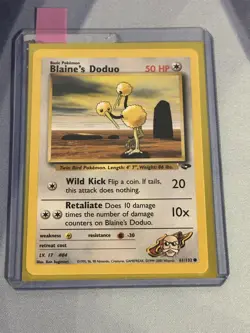 Blaine's Doduo 61/132 Gym Challenge - Common Pokemon Card - NM/Mint - Image 3