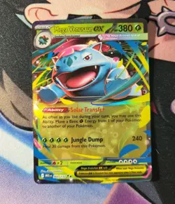 Mega Venusaur EX 003/132 Mega Evolution Holo Rare Pokemon Card NM - Image 1