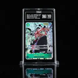 One Piece Card Roronoa Zoro TAG 10 Comic Manga Art Parallel SEC OP06-118 Japan - Image 1