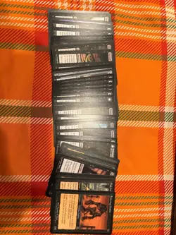 MTG - Bundle of 40 BLACK(SWAMP) BULK Magic the Gathering Cards - Used/Near Mint - Image 1