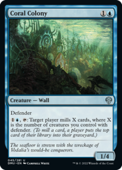Coral Colony - Foil Light Play, English Magic the Gathering MTG Dominaria United - Image 1