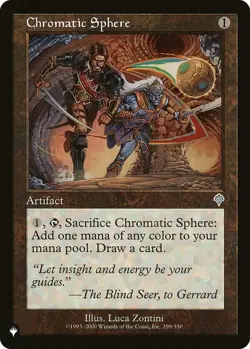 Chromatic Sphere - The List Light Play, English Magic the Gathering MTG The List - Image 1