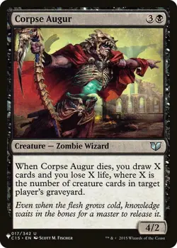 Corpse Augur - The List Light Play, English Magic the Gathering MTG The List - Image 1