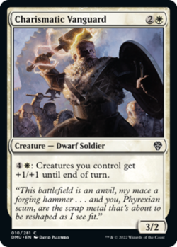 Charismatic Vanguard - Foil Light Play, English Magic the Gathering MTG Dominari - Image 1