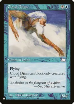 Cloud Djinn - The List Light Play, English Magic the Gathering MTG The List - Image 1
