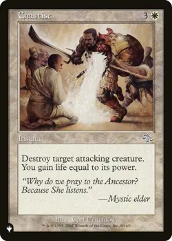 Chastise - The List Light Play, English Magic the Gathering MTG The List - Image 1