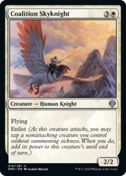 Coalition Skyknight - Foil Light Play, English Magic the Gathering MTG Dominaria - Image 1