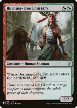 Burning-Tree Emissary - The List Light Play, English Magic the Gathering MTG The - Image 1