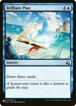 Brilliant Plan - The List Light Play, English Magic the Gathering MTG The List - Image 1