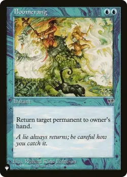 Boomerang - The List Light Play, English Magic the Gathering MTG The List - Image 1