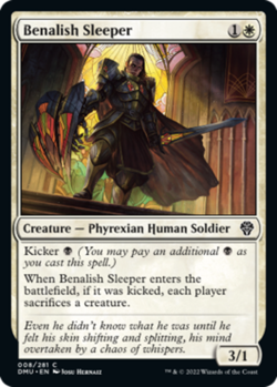Benalish Sleeper - Foil Light Play, English Magic the Gathering MTG Dominaria Un - Image 1