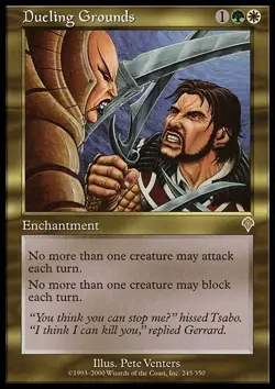 Dueling Grounds Light Play, English Magic the Gathering MTG Invasion - Image 1