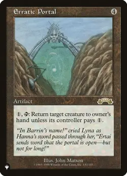 Erratic Portal - The List Light Play, English Magic the Gathering MTG The List - Image 1