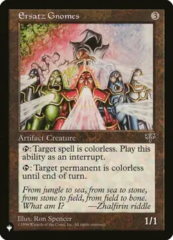 Ersatz Gnomes - The List Light Play, English Magic the Gathering MTG The List - Image 1