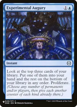 Experimental Augury - The List Light Play, English Magic the Gathering MTG The L - Image 1