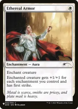 Ethereal Armor - The List Light Play, English Magic the Gathering MTG The List - Image 1