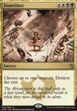 Duneblast Light Play, English Magic the Gathering MTG Khans of Tarkir - Image 1