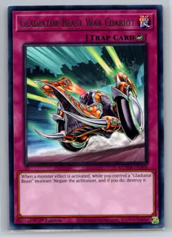 Yugioh - Gladiator Beast War Chariot - MZTM-EN105 - Rare - NM/M - Image 1