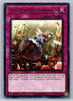 MZTM-EN108 Trickstar Reincarnation : Rare 1st Ed YuGiOh Card - Image 1