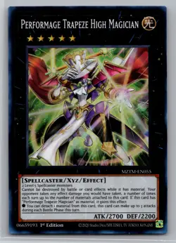 Yugioh! Performage Trapeze High Magician - MZTM-EN055 - Super Rare - 1st Edition - Image 1