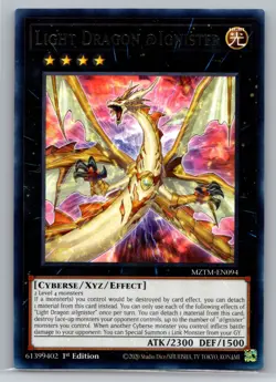 Yugioh! Light Dragon @Ignister - MZTM-EN094 - Rare - 1st Edition Near Mint - Image 1