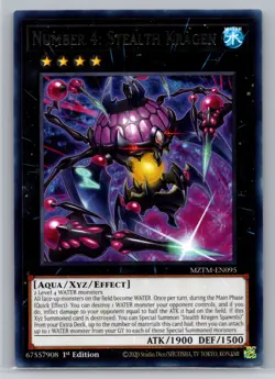 Yugioh - Number 4: Stealth Kragen MZTM-EN095 - Rare - NM/M - Image 2