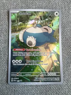 Pokemon TCG - Snorlax SVP 051 Black Star Promo (151 ETB Promo Card) - #11 - Image 1