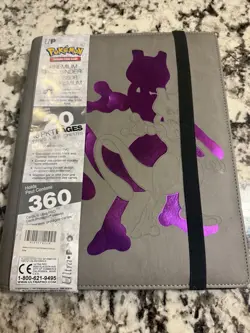 Ultra PRO Mewtwo Premium 9-Pocket PRO-Binder for Pokemon cards Small Flaw - Image 1