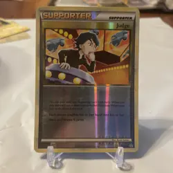 Reverse Holofoil Supporter Judge 78/95 Uncommon Unleashed Pokemon Card LP 2010 - Image 1