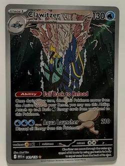 Clawitzer - 141/132 Pokemon TCG Mega Evolutions Illustration Rare Pokemon Card - Image 1