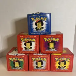 Burger King 1999 Pokemon 23K Gold-Plated Trading Card Complete Set Of 6 Limited - Image 2