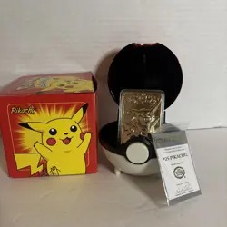 Burger King 1999 Pokemon 23K Gold-Plated Trading Card Complete Set Of 6 Limited - Image 4