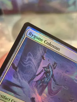 FOIL U 0235 Bygone Colossus Robot Artifact Uncommon Edge of Eternities MTG Card - Image 2