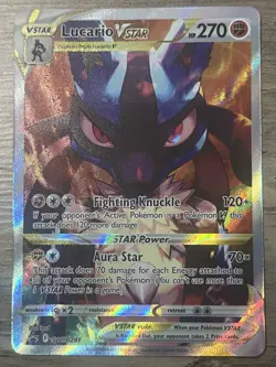 Lucario VSTAR SWSH291 SWSH: Sword & Shield Promo Cards Holo Pokemon NM Single - Image 1