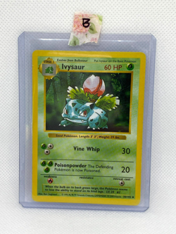 Ivysaur Base Set 30/102 Shadowless Pokemon Trading Card - Image 4