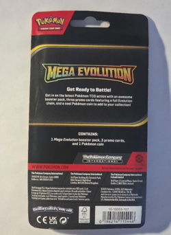 Pokemon Trading Card Game - Mega Evolution Checklane Blister Fast Shipping - Image 2