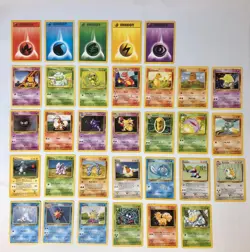 Pokemon Original Base Set 32 of 102 Pokemon Game Cards Mint Card Collection - Image 2