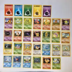 Pokemon Original Base Set 32 of 102 Pokemon Game Cards Mint Card Collection - Image 3