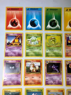 Pokemon Original Base Set 32 of 102 Pokemon Game Cards Mint Card Collection - Image 5