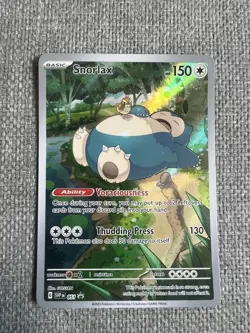 Pokemon TCG - Snorlax SVP 051 Black Star Promo (151 ETB Promo Card) - #1 - Image 1