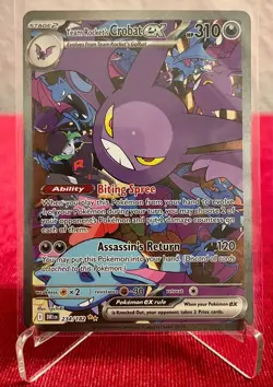 Team Rocket's Crobat ex 234/182 Destined Rivals Set Pokemon Card (NM) 234/182 - Image 1