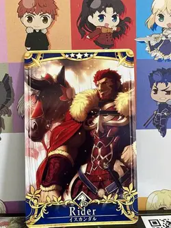 Iskandar Stage 5 Rider Star 5 FGO Fate Grand Order Arcade Mint Card - Image 1