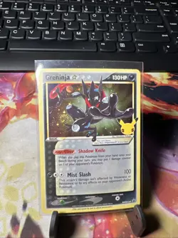 Greninja Gold Star SWSH144 Holo Promo Card Sword & Shield Celebrations - Image 1