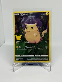 Pikachu 5/25, NM Full Art Holo, Pokemon Celebrations 25th Anniversary TCG Card - Image 1