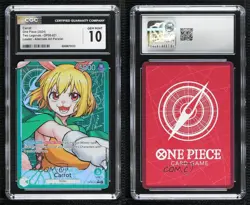 2024 One Piece Card Game: Two Legends OP08 L (Alt Art) Carrot CGC 10 Gem Mint - Image 3