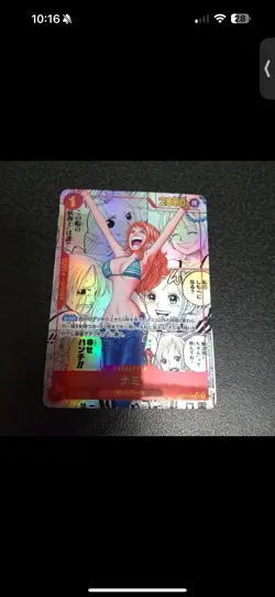 Nami Manga Alt Art OP01-016 PRB-01 Japanese MINT - One Piece Trading Card Game - Image 1