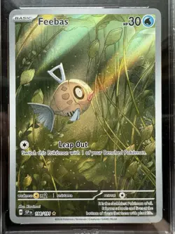 Pokemon TAG 10 Feebas Illustration Rare 198/191 Surging Sparks - Image 2