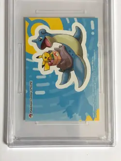 PSA 10 Pikachu Lapras Pokemon Center Online Get Chance sticker POP2 - Image 5